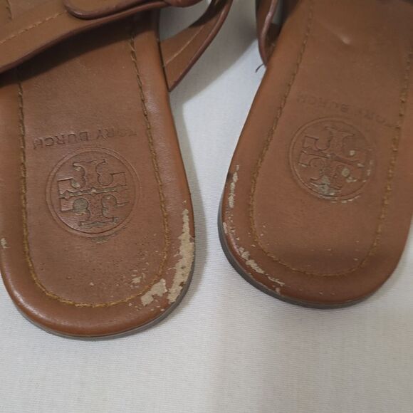- Tory Burch Miller Sandals in Vintage Vachetta Size 8 - Picture 4 of 8